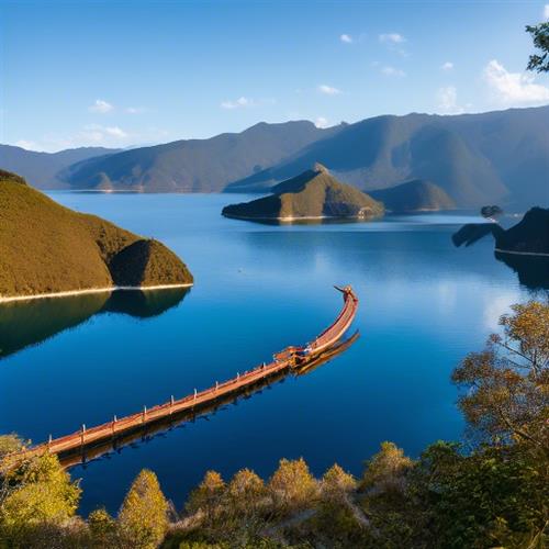 泸沽湖，位于深山的人间仙境，世所罕见的爱情圣地，阿注婚的“鹊桥”奇景