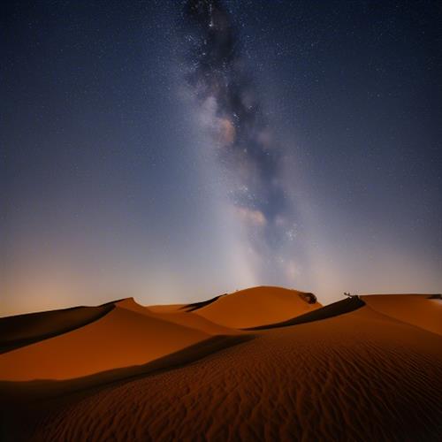 腾格里沙漠徒步探险：浩渺无垠的大漠，夜晚静赏满天繁星