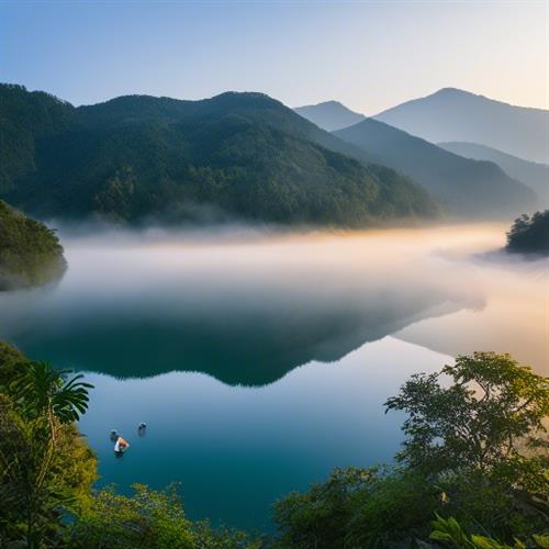 东江湖景区导览：山水画卷与人文景观的美妙交织，感受雾漫小东江和东江湖的独特魅力