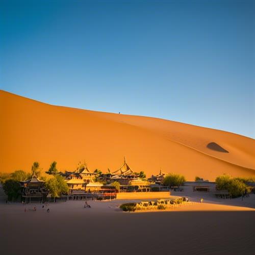 在敦煌旅游时的体验：深度探访莫高窟，品味鸣沙山的沙漠之美
