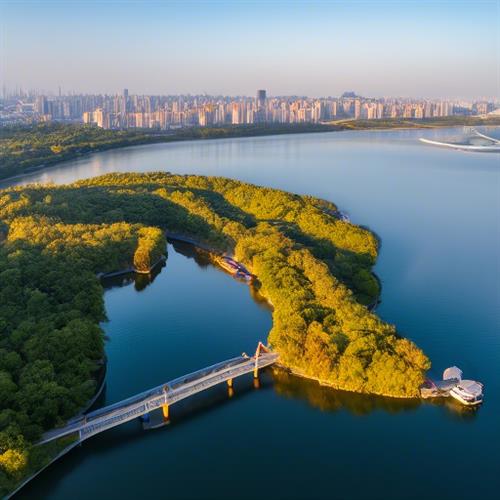 武汉必去的旅游胜地——东湖风景区，规模横跨35个平方公里，免费参观，让你感受到滨海风情！